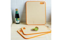 China Double Sided Wheat Straw Chopping Board Anti Mildew Household Kitchen Tools supplier