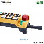 Telecontrol 6 single speed keys F24-6S EOT crane wireless radio remote control emitters for sale