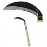 16in Japanese Sickle Tool Herbaceous Garden Scythe Sharp Blade for sale