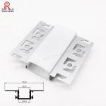 Angle Aluminium LED Strip Light Profile 0.8mm Thickness Sandblasting Finish