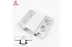 China Angle Aluminium LED Strip Light Profile 0.8mm Thickness Sandblasting Finish supplier