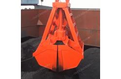 China Clamshell Hydraulic Coal Grab Bucket Dual Scoop Motorised supplier