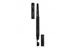 China Custom Waterproof Auto Eyebrow Pencil With Brush Silk Screen Printing supplier