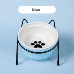 Ceramic Cat Food Basin Double Bowls Protect Cervical Vertebra for sale