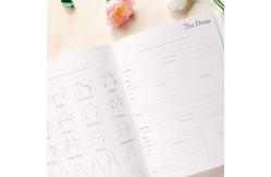 China Gilding Logo Custom Personal Planner Lined Inner Printing OEM / ODM Available supplier