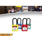 81g Safety Lockout Padlocks PA Body 8 Colors 38 Mm Short Nylon Shackle for sale