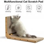 Sustainable Reversible Cat Scratching Pad Durable Cat Scratcher Lounge
