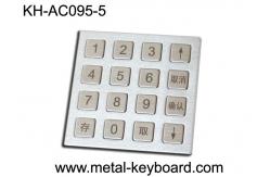 China 4 X 4 Matrix Door Access Keypad with Rugged Stainless Steel Material supplier