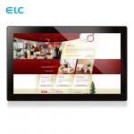 250cd/m2 Wall Mounted Digital Signage Capacitive Touch Screen Android Tablets for sale