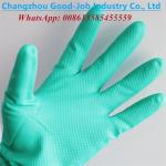 11mil Nitrile Heavy Duty Industry Gloves Unlined 3D Diamond Grain Puncture Oilproof Chemical Resistant for sale