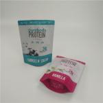 Matte Finish Protein Powder Custom Printed Snack Bags Smell Proof Chocolate Bar Food Grade Bags for sale