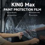 KING Max Gloss TPU PPF Paint Protection Film Clear Vehicle Wrap Film Self Healing 9.5mil for sale