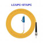 LC UPC ST UPC Fiber Optic Jumper Cables , Single Core Fiber Optic Lan Cable for sale
