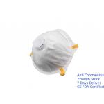 White Ffp1v Anti Dust Face Mask Disposable Non Woven Face Mask For Food Processing for sale