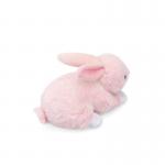 20cm Short Plush Cute Pink Rabbit Stuffed Toy ODM