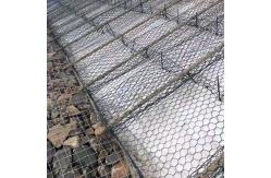 China Iron Wire Mesh 2.0mm Hexagonal Gabion Basket Galvanized / Pvc Coated Wall  supplier