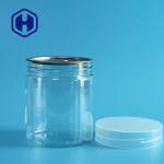 300# 380ml Dried Jerky Fruits PET Plastic Can With Screw Lid 96mm Height for sale
