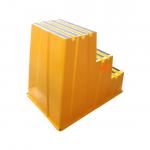 Heavy Duty Yellow Box Step Stool Polyethylene Step Stool for sale