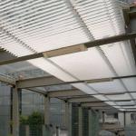 85mm Aluminum Sun Louver Breathable External Sun Blinds Powder Coated