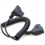 D Tap Coil Power Cable 1 Meter Length 2 Pin Male To Male For Camera for sale