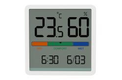 China Plastic Mini LCD Digital Temperature Humidity Meter Touch Sensitive Hygrometer supplier
