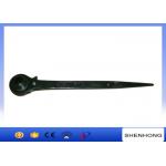 360mm Sharp Tail Ratchet Wrench / Tower Erection Tools For Tightening Hexagon Head Balts for sale