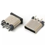 USB 3.1 Female 24pin USB C Type Connector Vertical Patch High Speed for sale