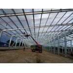 Customized Light Steel Structure Workshop , Modern Steel Frame Construction Factory for sale