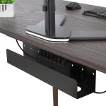 Under Desk Cable Management Tray 16.5 Sturdy Metal Power Strip Holder, Standing Desk Cable Tray Organizer for Cords for sale