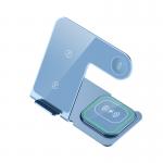 3-In -1 Bracket Aluminum Alloy Wireless Charger For Phone Earphone Watches for sale