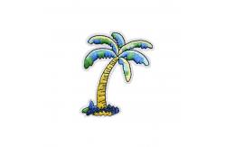 China Twill Felt Fabric Iron On Cotton Patches , Logo Embroidered Patches For Clothes supplier