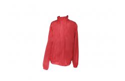 China 100% Polyester Winter Jacket Hexagonal Pattern Women Thermal Red Jacket Polar Fleece supplier