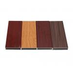 Custom Wooden Finish Aluminum Profiles Extrusion Section For Decoration,Strong Impact Resistance for sale