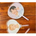 Custom KPop Event Fan For Gift Custom plastic PET Transparent 3D Fan