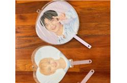 China Custom KPop Event Fan For Gift Custom plastic PET Transparent 3D Fan supplier