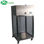 China Stainless Steel Raw Material Sampling Booth With Pressure Gauge And UV Light for sale