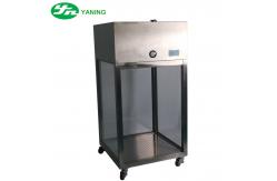 China Stainless Steel Raw Material Sampling Booth With Pressure Gauge And UV Light supplier