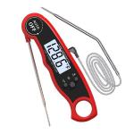 Dual Probe Digital Meat Cooking Thermometer Deep Frying Bbq Grill for sale