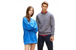 China Unisex O Neck Blank Oversized Sweatshirts supplier