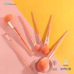 Travel OEM 7 Piece Makeup Brush Set Synthetic Hair Plastic Handle for sale