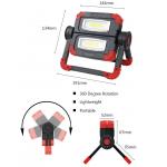 20W 360 Degree Rotating Work Light Dual Head COB 4AA Battery for sale