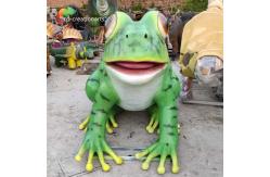 China Customized Giant Animatronic Frog Animals Realistic For Amusement Exhibition supplier