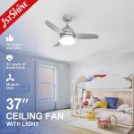 Small Room Metal LED Ceiling Fan with 6 Speeds and Easy Clean Design at Affordable for sale