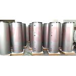 300L Flat Collector 1000L Stainless Steel Heat Pipe Split Solar Water Heater 2 Coils for sale
