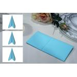 SGS FDA Sky Blue 40x40cm Luxury Paper Napkin Absorbent For Christmas for sale
