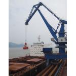 Marine Floating Boat Dock Crane With Kinds Of Bucket for sale