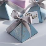 High Quality Holiday Party Candy Box Creative Gift Box Exquisite Triangle Packaging Box
