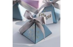 China High Quality Holiday Party Candy Box Creative Gift Box Exquisite Triangle Packaging Box supplier