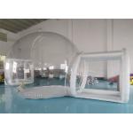 3m 5m Camping Inflatable Clear Bubble Tent With Airtight Tunnel for sale