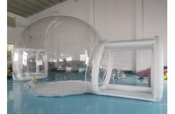 China 3m 5m Camping Inflatable Clear Bubble Tent With Airtight Tunnel supplier